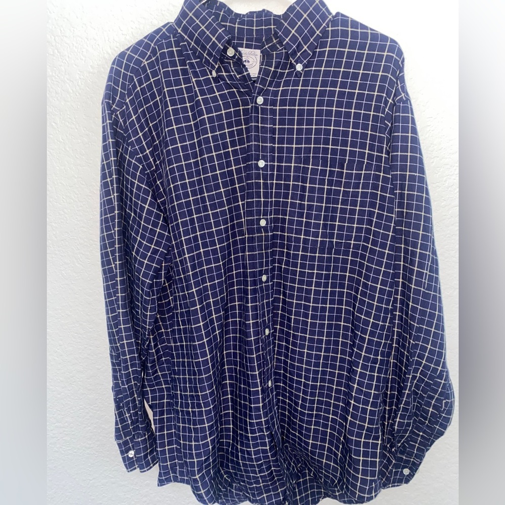 Brooks Brothers Men’s Button Down 100% Pure Irish Linen sz M